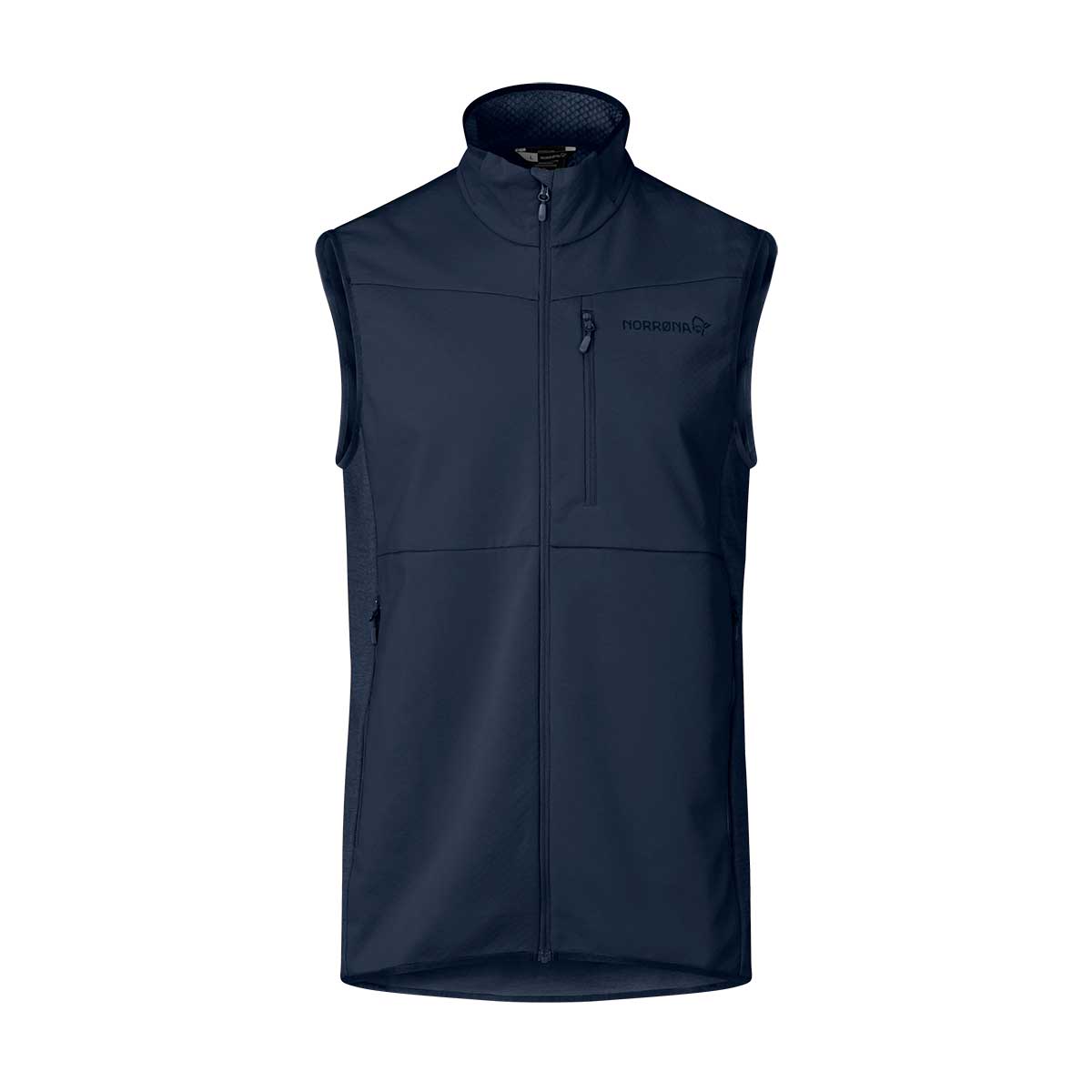 Norrona Falketind Warm2 Octa Vest Men's in Indigo Night